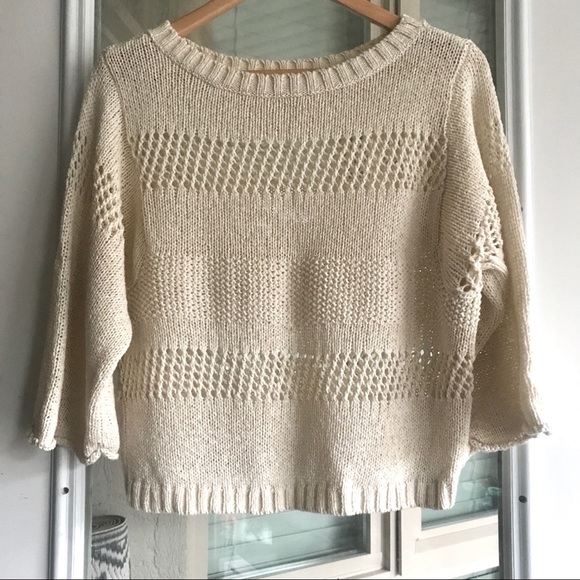 Open Knit Pullover Top - Picture 2 of 6